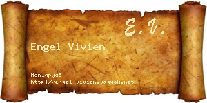 Engel Vivien névjegykártya